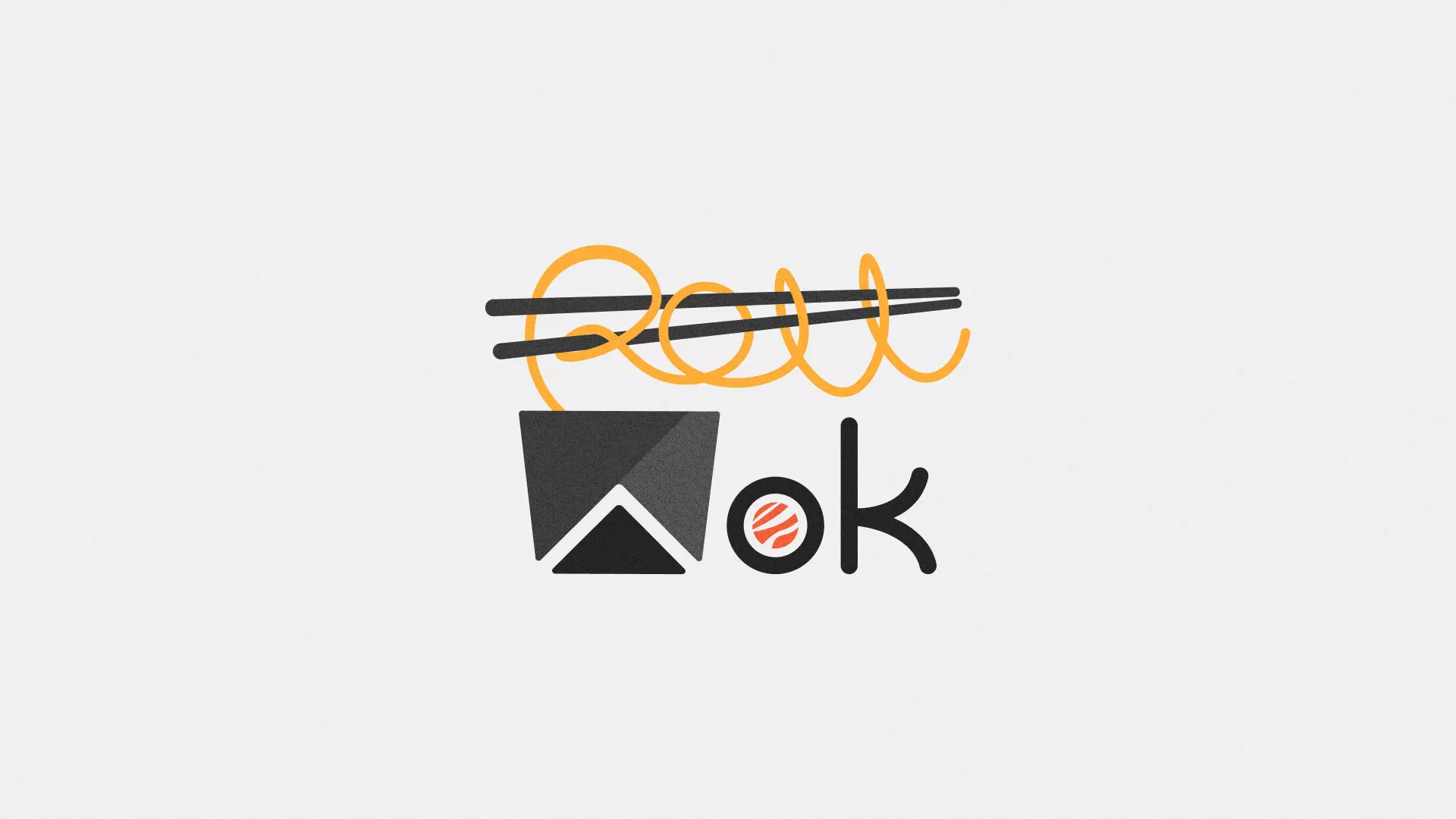 Разработка логотипа в Бугуруслане для суши-бара «Roll Wok Club» Разработка логотипа в Бугуруслане для суши-бара «Roll Wok Club»